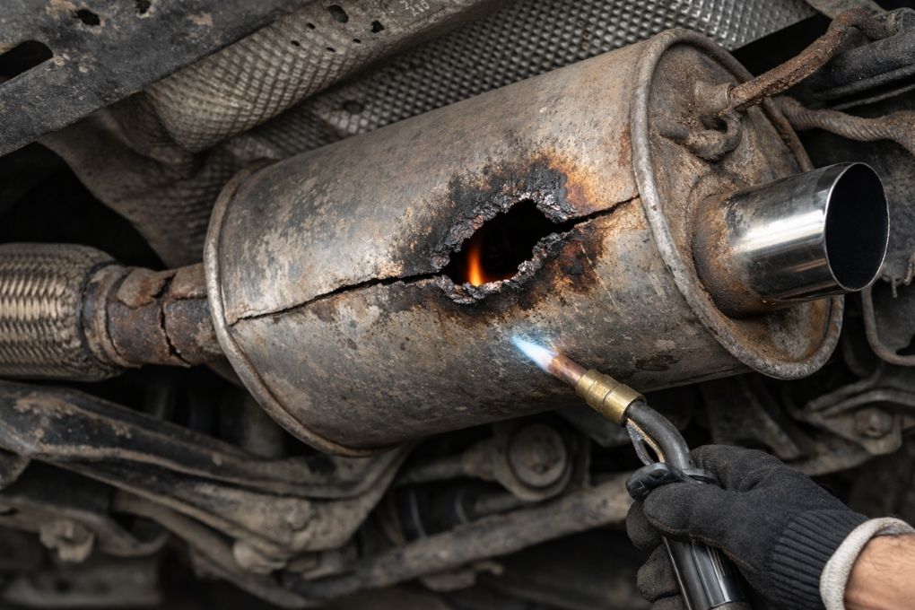 Глушник тріснув чи прогорів