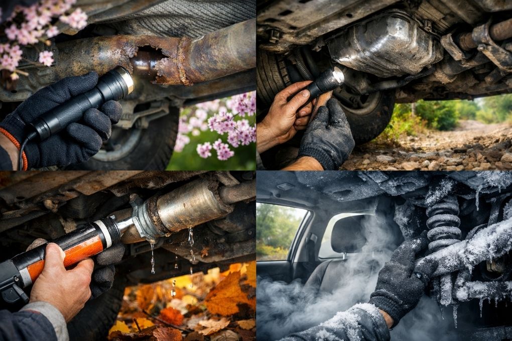 Як правильно перевіряти вихлопну систему