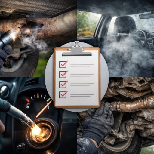 Як правильно перевіряти вихлопну систему